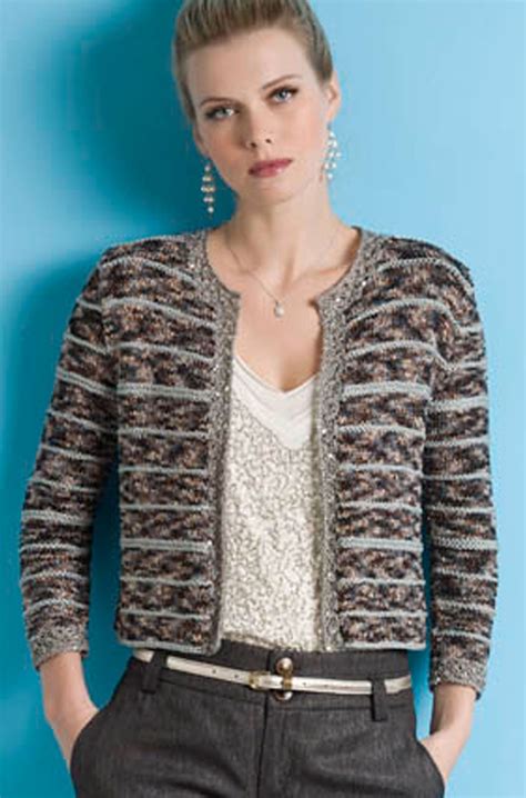 chanel sweater knitting pattern